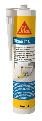 [SK12732] Sikasil-C, Mastic silicone, cartouche 300 ml gris