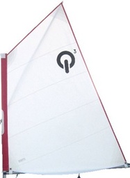[EX1061W-SAILQUBE] Sail Opti Sailqube with sleeve pocket, white