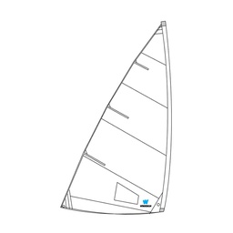 [EX2023] School sail for 4.7 Laser/ILCA 4, not for racing, ohne Segellatten