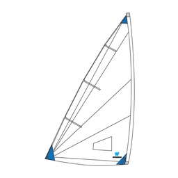 [EX2025] School sail for radial Laser/ILCA 6,not for racing, ohne Segellatten