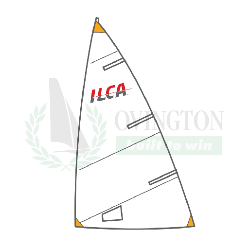 [ILC2412] ILCA 4 sail, without batten - North