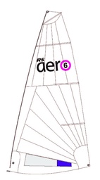 [RS-AER-SA-103] Sail "6" with battens, RS Aero