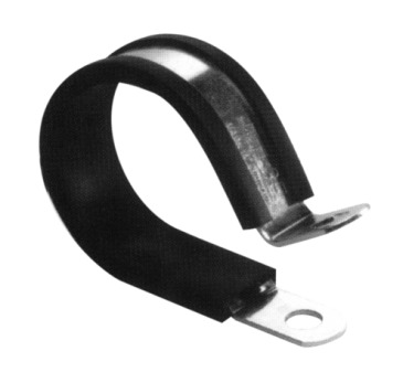 P-clip clamp, stainless steel